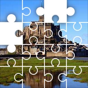 HANSEPUZZLE 61834 – Mont Saint Michel Puzzle, 500 Teile, Mit Aufbewahrungsbeutel